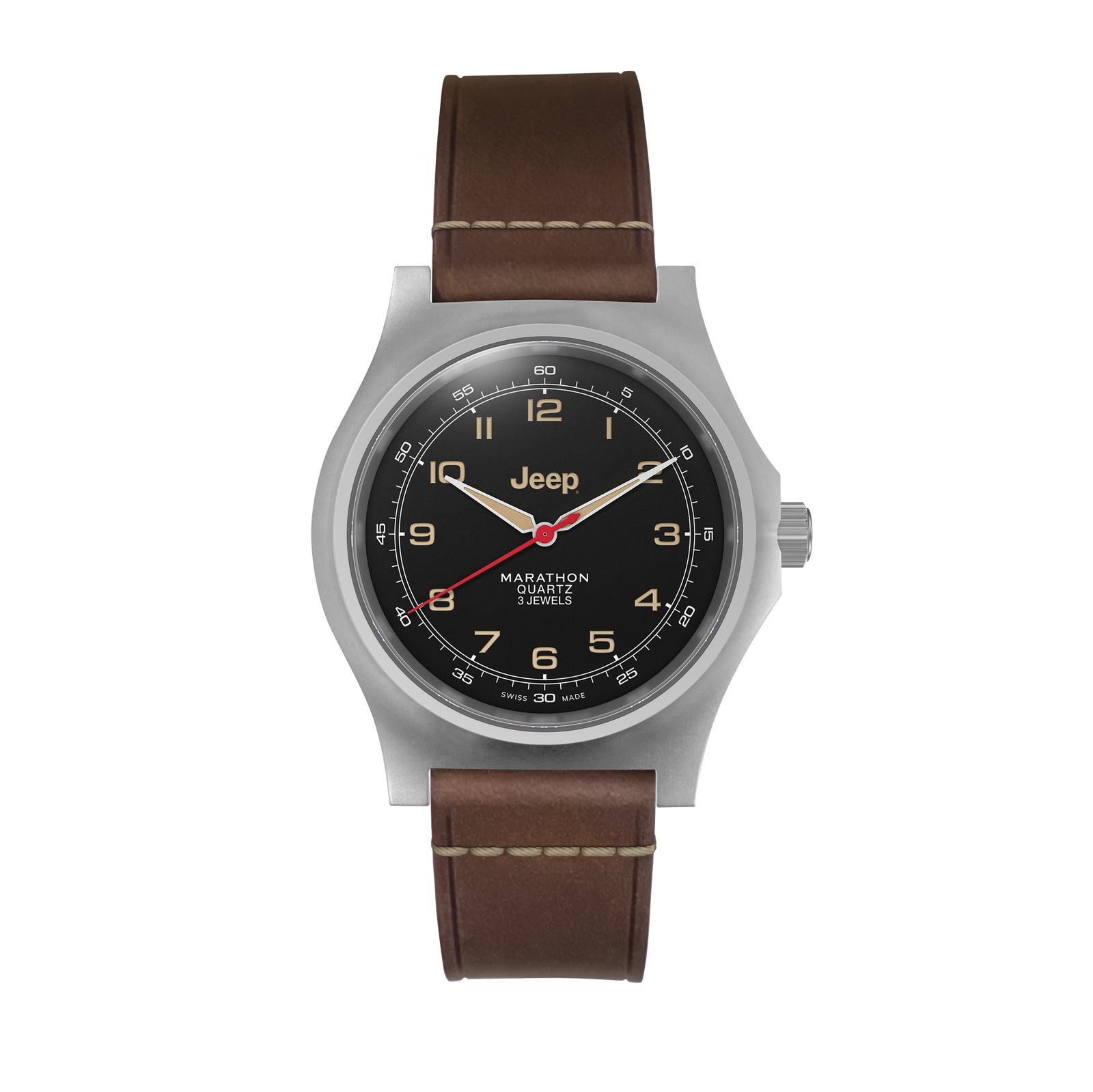 Pre-owned Marathon Watch 41mm Jeep® Willys Ssgpq (officer's Quartz)