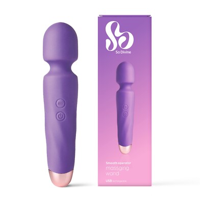 So Divine Smooth Operator Full Body Massager | personal massaging wand | USB