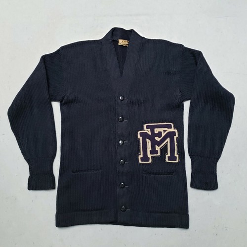 トップス 50s-60s WILSON lettered cardigan black il_340x270.6346730340_qgh8.jpg