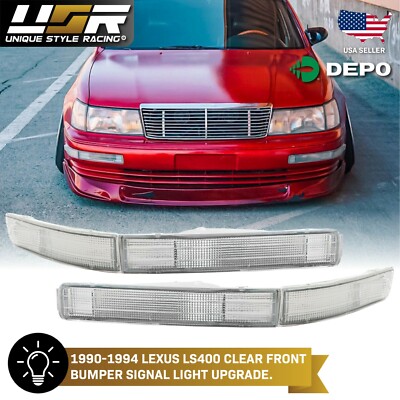 DEPO MX-5 Marker Light Set DEPO Clear Side Marker Lights For 1990
