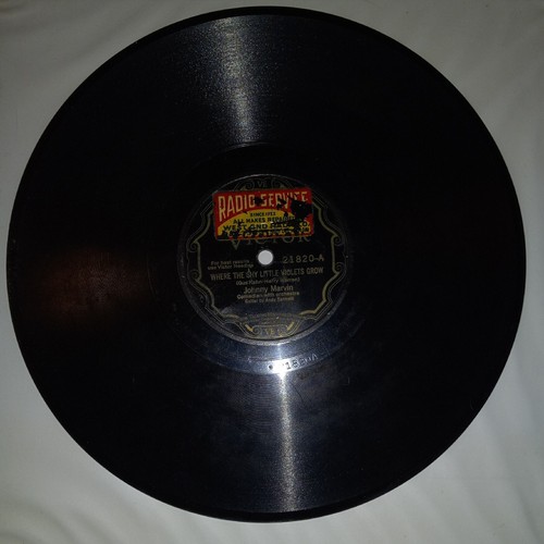 1929 Victor 78 RPM Record 21820, Johnny Marvin, Where The