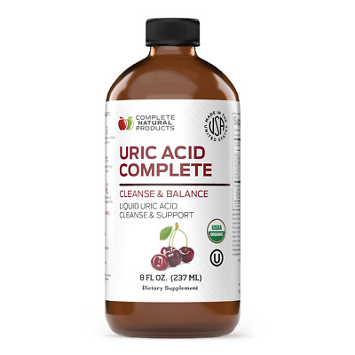 Uric Acid Complete - Organic Liquid Flush & Herbal Remedy Support