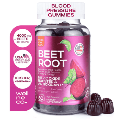 Beet Chews for High Blood Pressure   Beet Root Gummies with Ta...