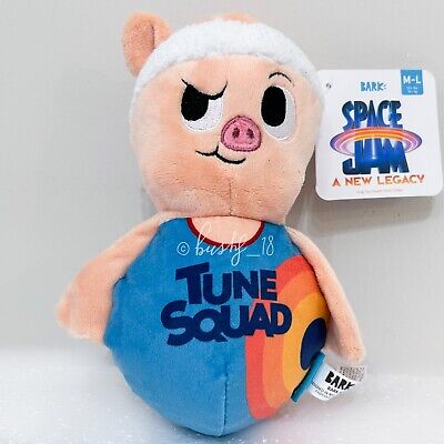 Bark Box PORKY PIG - SPACE JAM Dog Toy M-L NWT Looney Tunes Tune Squad Squeaker