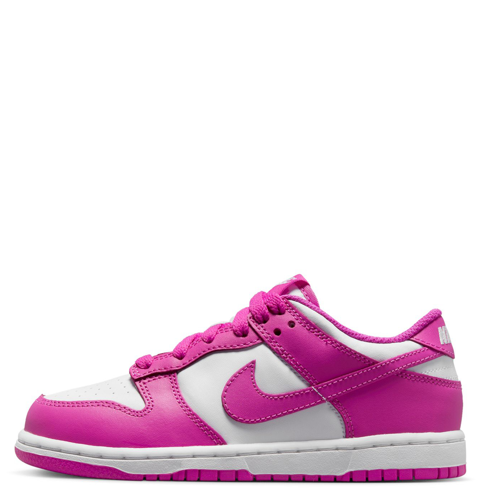 

Nike Dunk Low BP PS Active Fuchsia Pink White FJ0705-100 размер 3Y для дошкольников, Розовый, Nike Dunk Low PS