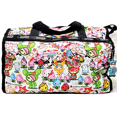 RARE Tokidoki LeSportsac Weekender Duffle Bag Purse 1st Edition QEE 16
