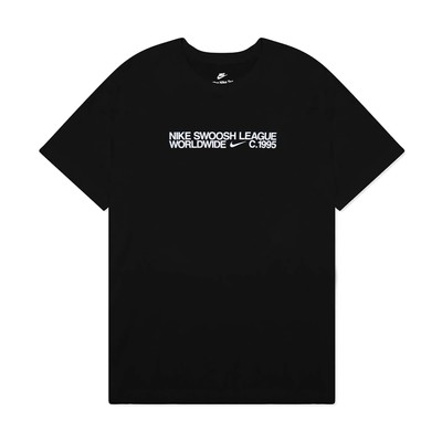 

Мужская черная футболка Nike Swoosh League, Черный
