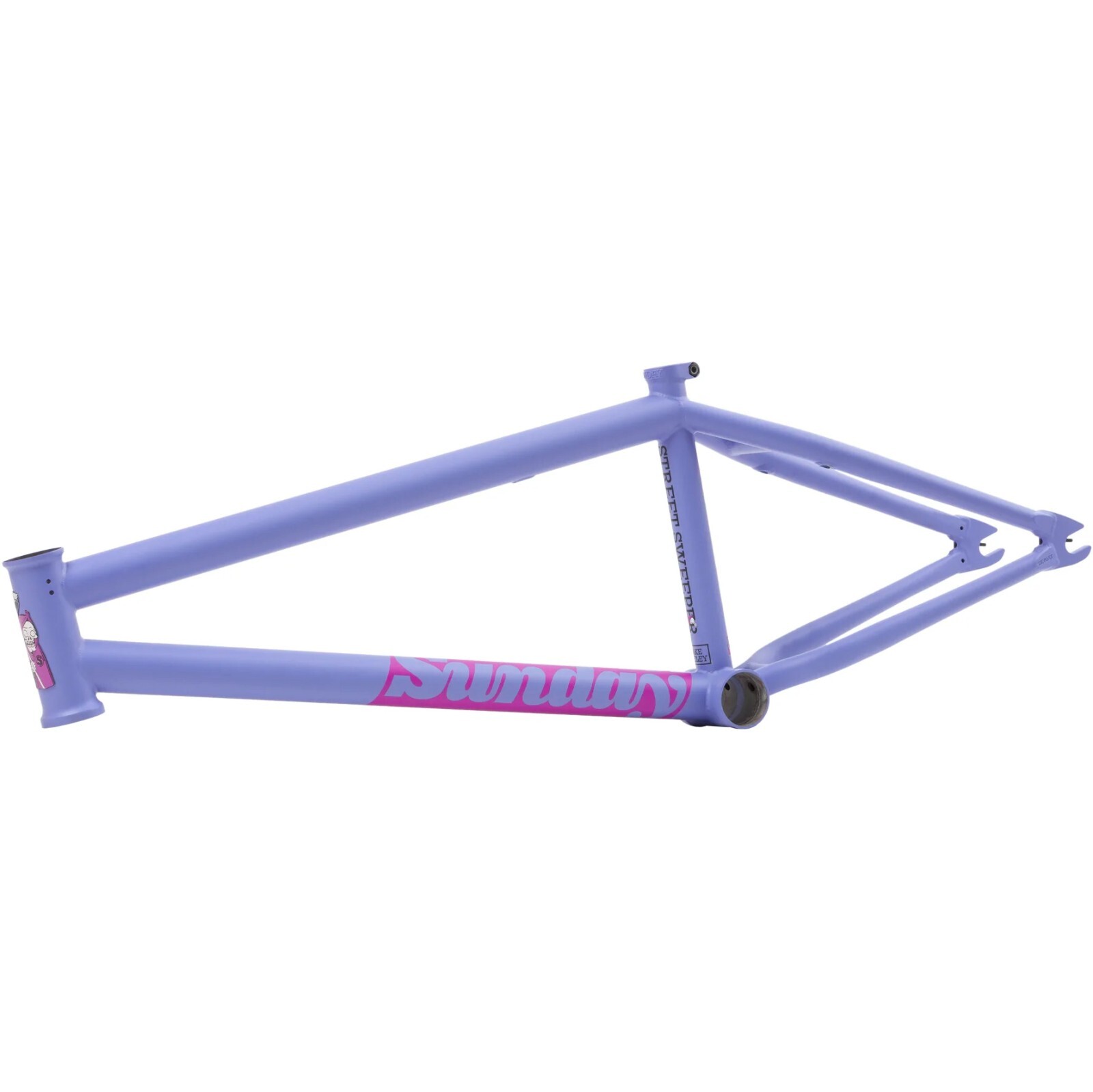SUNDAY BMX STREET SWEEPER BICYCLE FRAME MATE BLUE-LAVENDER