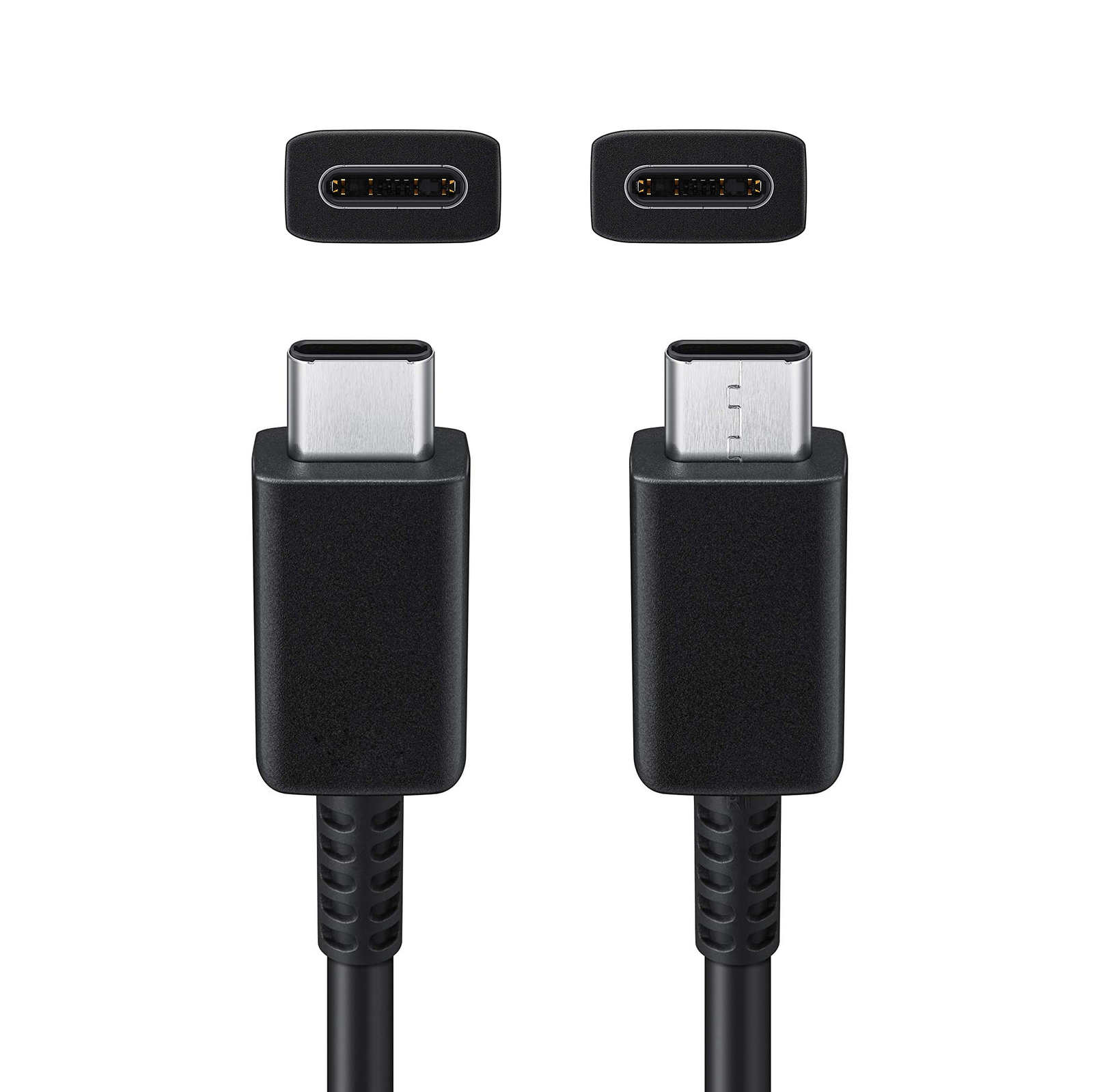 Original Samsung TYP-C zu TYPC Datenkabel Ladekabel Schwarz für S9 S10 S20 S21