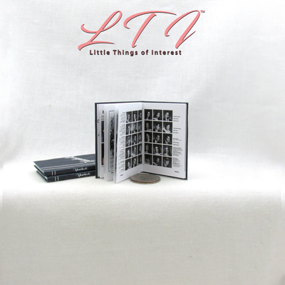 1:6 Scale HIGH SCHOOL YEARBOOK Playscale Miniature Illustrated Book