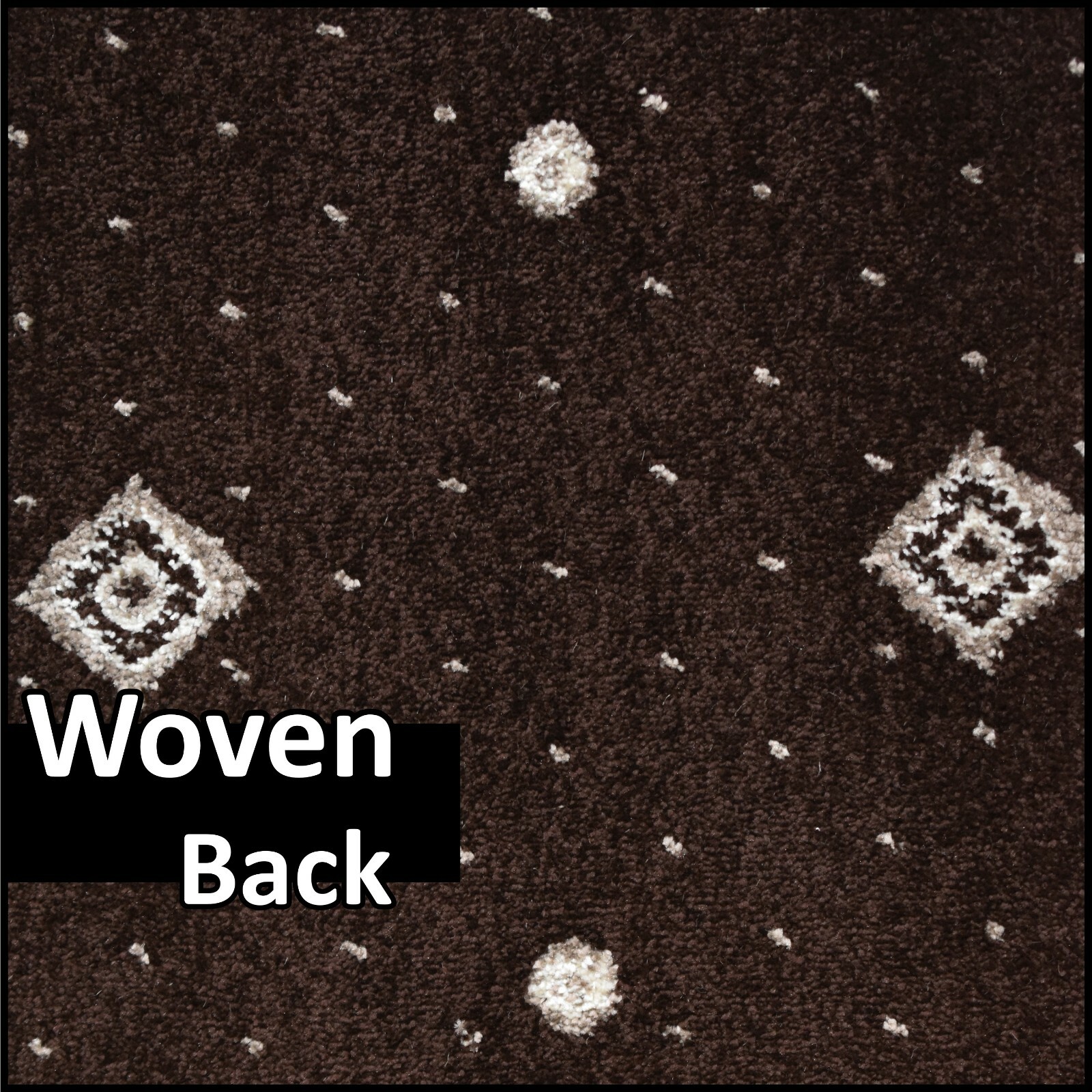 brown patterned carpet