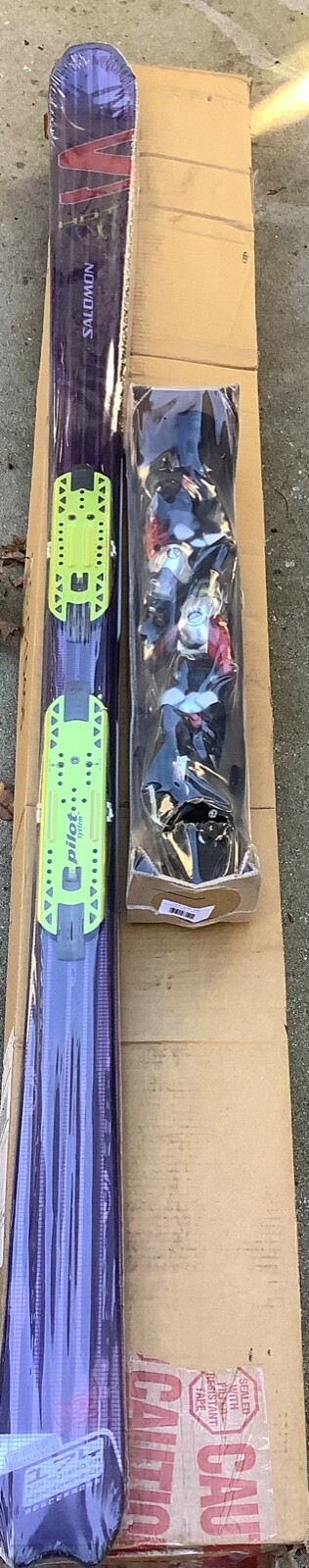 New Salomon Pilot Spaceframe Scrambler Hot 174cm Skis with