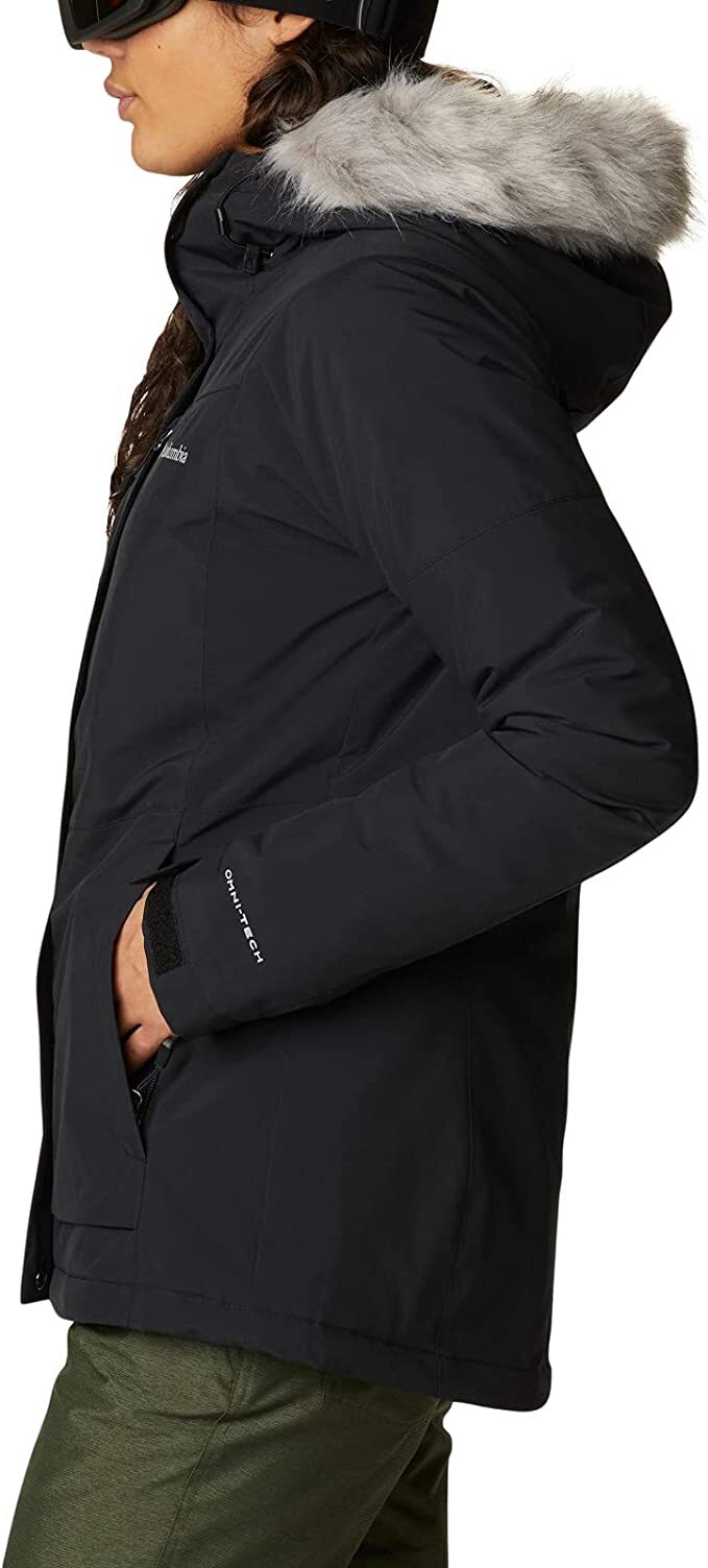 Pre-owned Columbia Women's Ava Alpine Insulated Jacket Black Xs S M Wk0758 Omni Tech