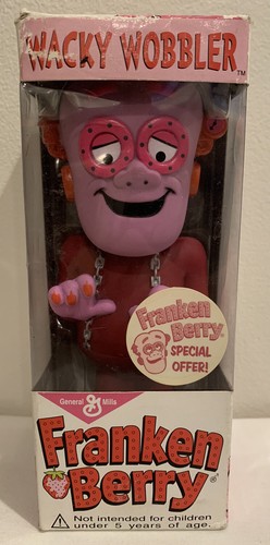 その他 funko wacky wobbler Franken Berry FUNKO WACKY WOBBLER FRANKEN BERRY BOBBLE HEAD - VINTAGE
