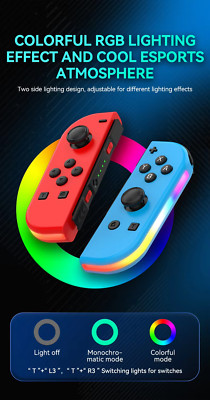 Nintendo Switch Bluetooth Joystick for Game Left and Right Wireless RGB.