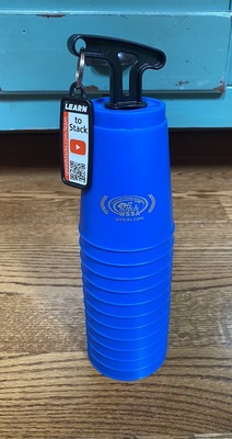 Speed Stacks Quick Release Stem Blue WSSA 12 CUPS !!!