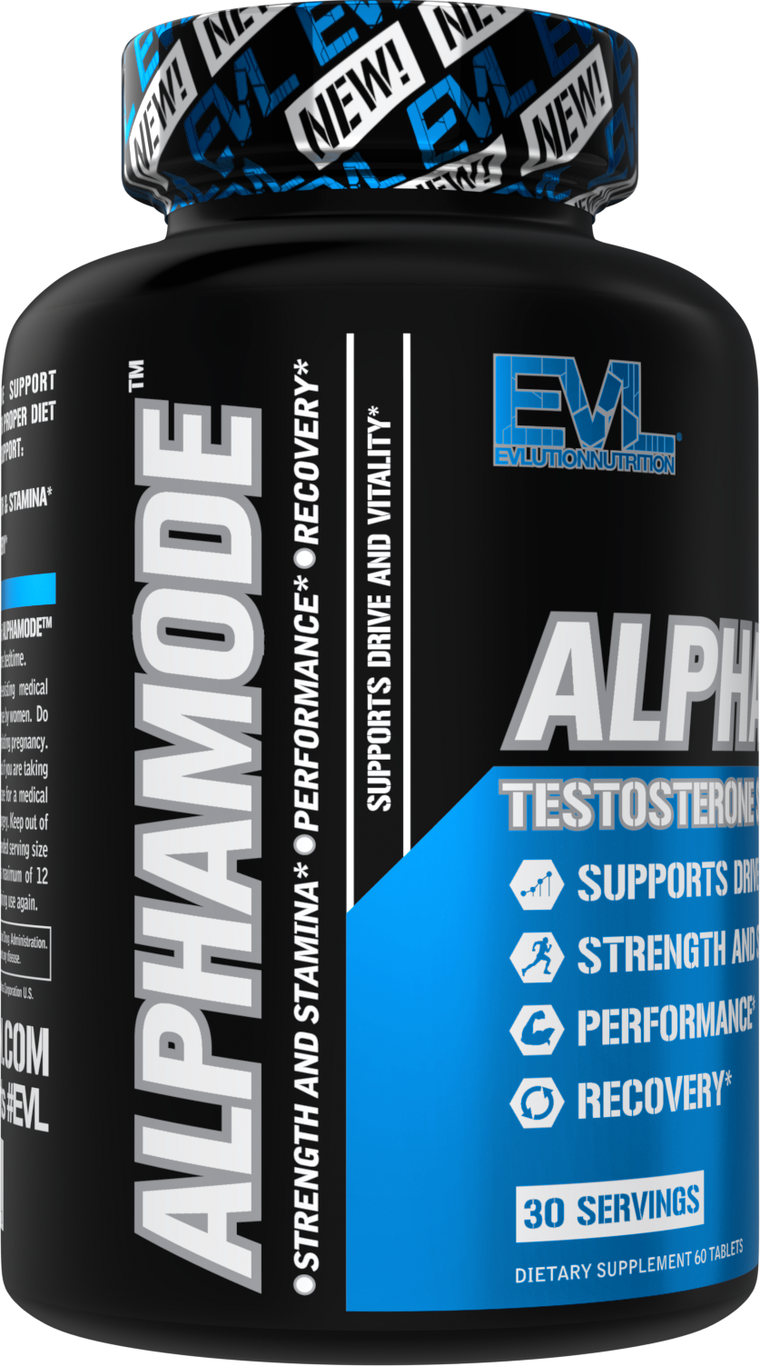 Evlution Nutrition AlphaMode - Natural Testosterone Booster - 30 Servings