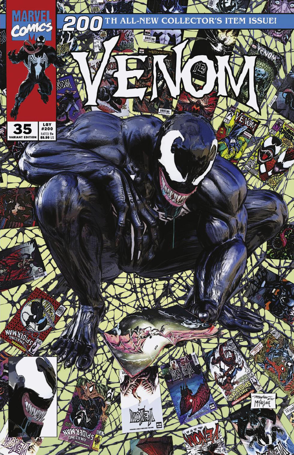 洋書 Venom #35 (#200) Venom 35 200 Marvel Kael Ngu Spider-Man Basketball Trade