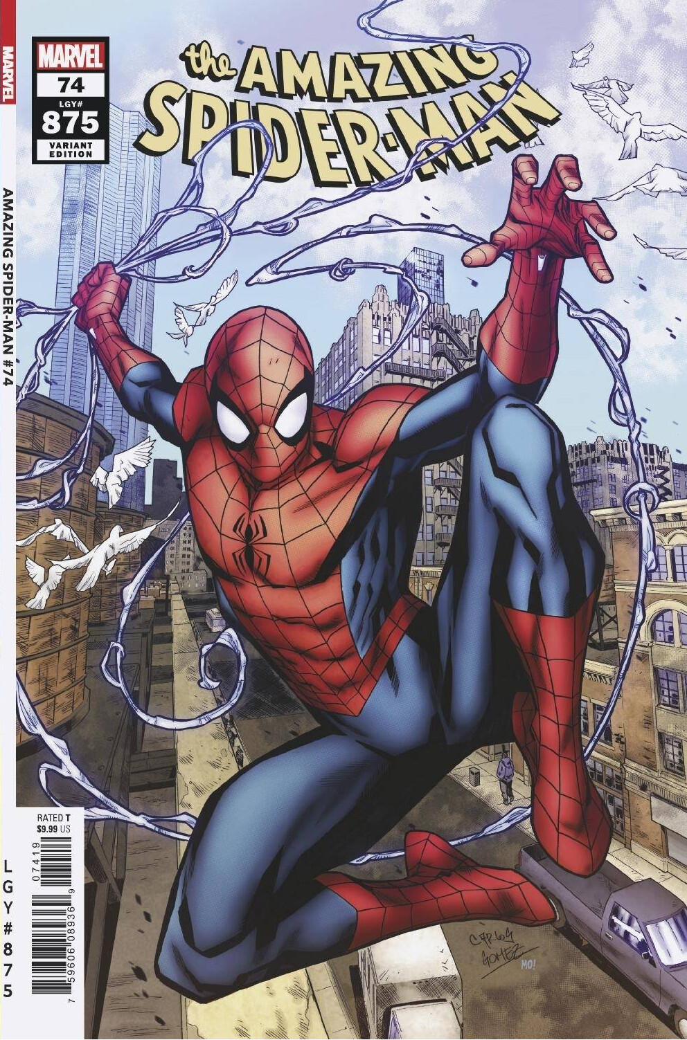 AMAZING SPIDERMAN 74 875 CARLOS E GOMEZ VARIANT vol 5 2021