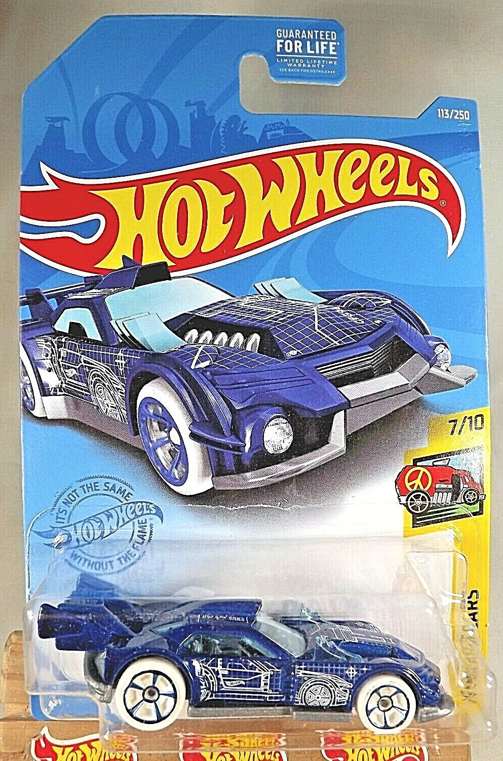 Hot Wheels Schrader GT 24 青 2021 Hot Wheels #113 HW Art Cars 7/10 GT HUNTER Blue w/White