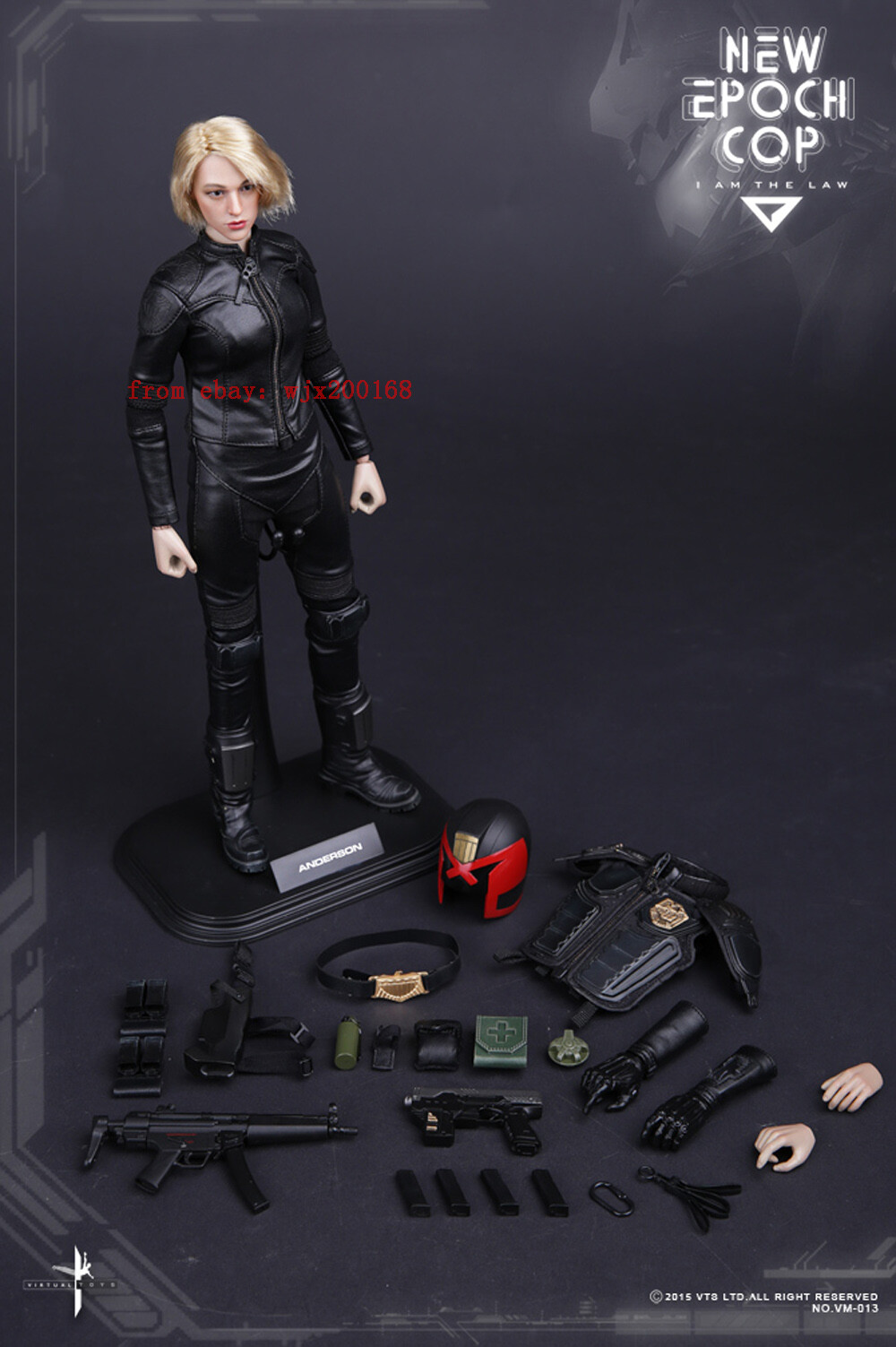 1/6 VTS TOYS VM-013 EPOCH COP Female Dredd Judge Anderson