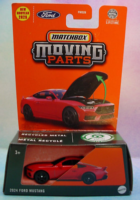 2025 NEW Matchbox 2024 FORD MUSTANG 21/50 red   Moving Parts   