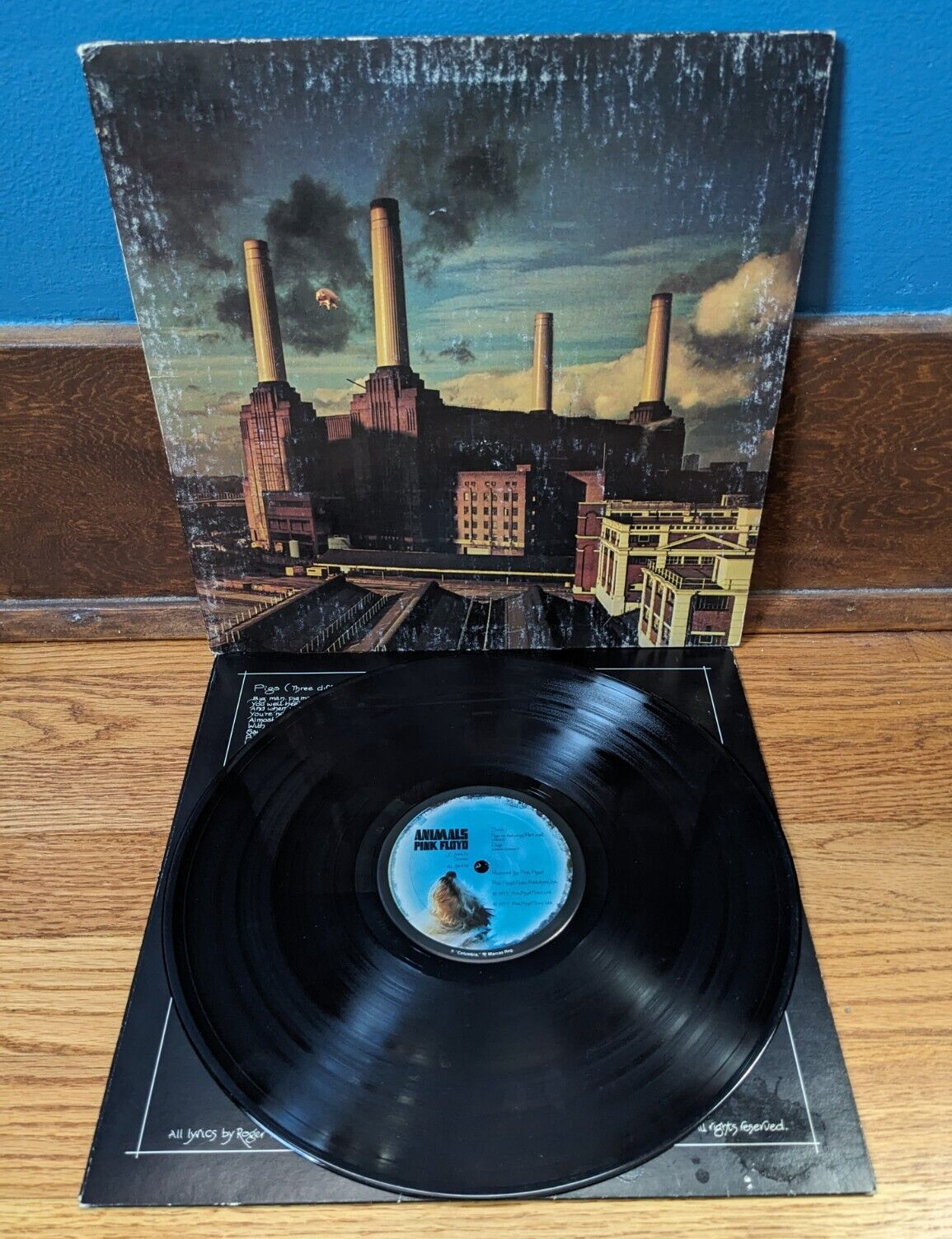 Pink Floyd – Animals JC 34474／Columbia Pink Floyd - Animals 1977 Vinyl Record LP Columbia JC 34474