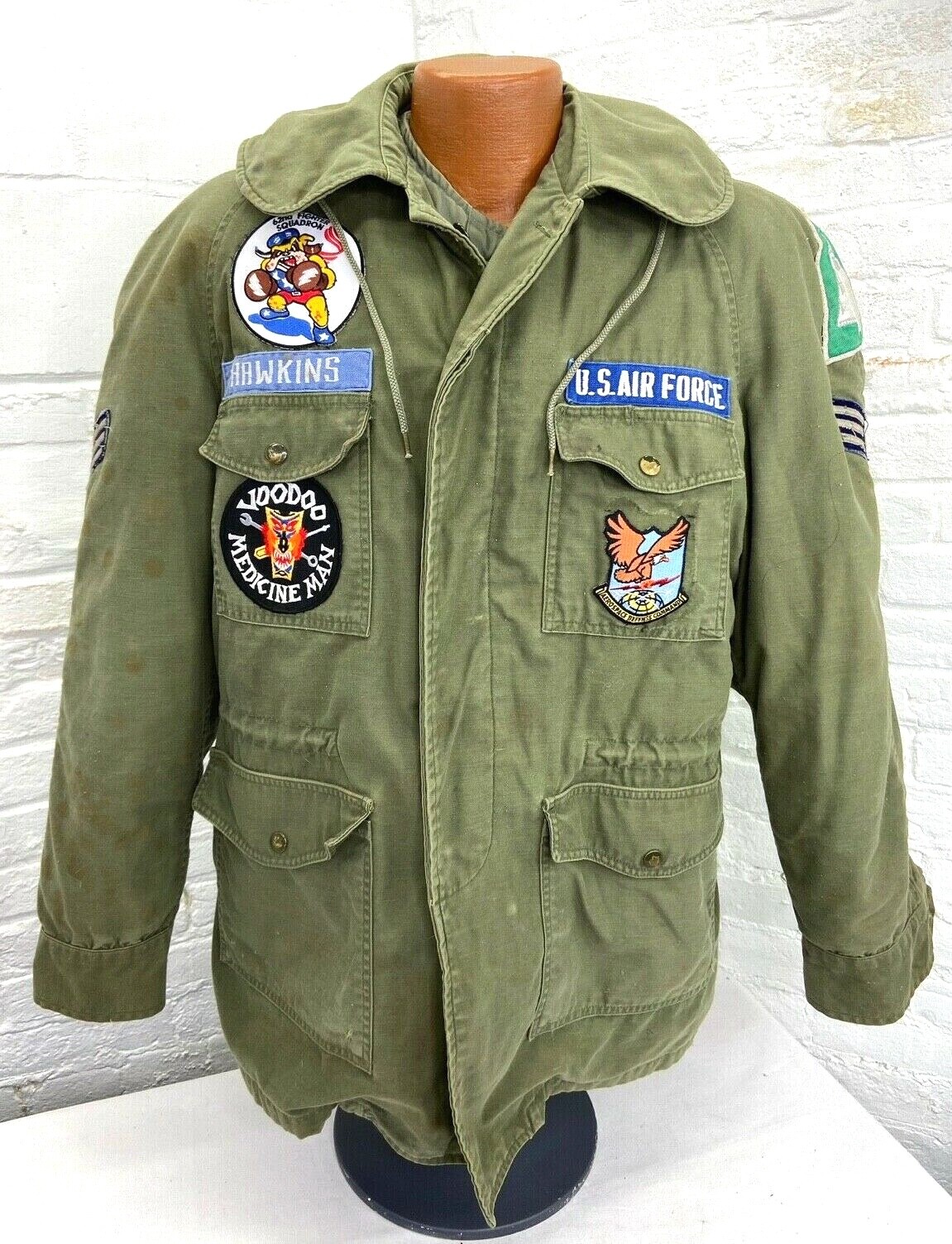 ジャケット・アウター US.AIR.FORCE N-2 U.S.AIR FORCE N-2B Jacket 1966年 sizeM used - マツザキ商店