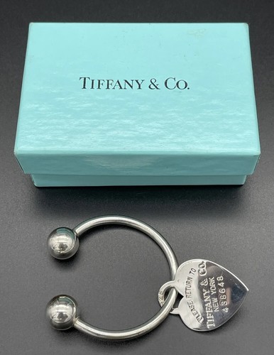 小物 OLD TIFFANY SILVER KEY RING Vintage Tiffany & Co Sterling Silver Horseshoe Key Chain Key