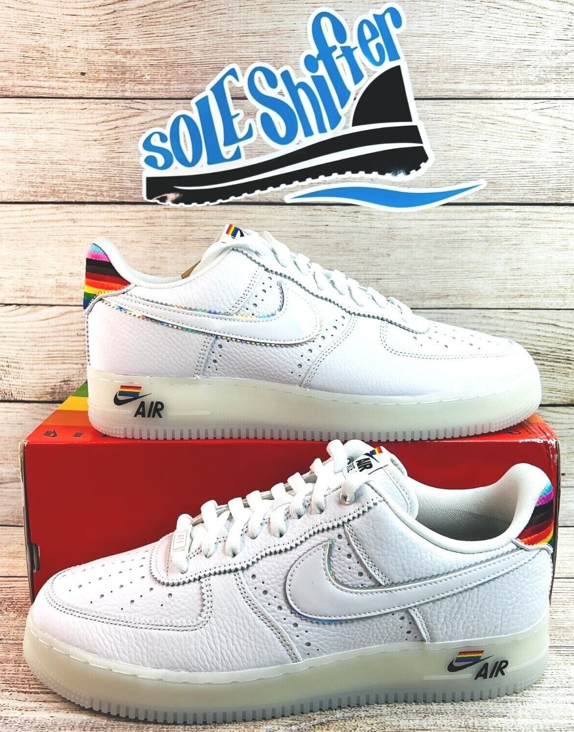 NIKE AIR FORCE 1 BETRUE WHITE/MULTICOLOR CV0258-100 SIZE NIKE AIR FORCE 1 BETRUE WHITE/MULTICOLOR CV0258-100 SIZE