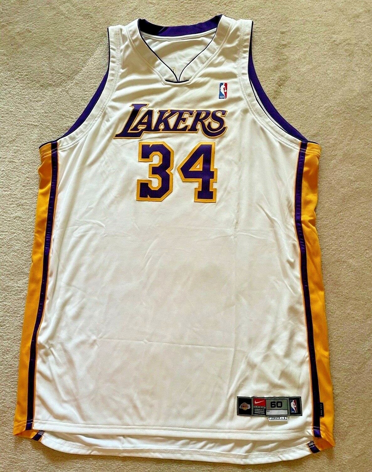 Shaquille O'Neal Shaq Lakers Game Jersey Authentic NBA Los