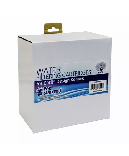 Water Filtering Cartridges for Catit Design Senses (6 PACK)