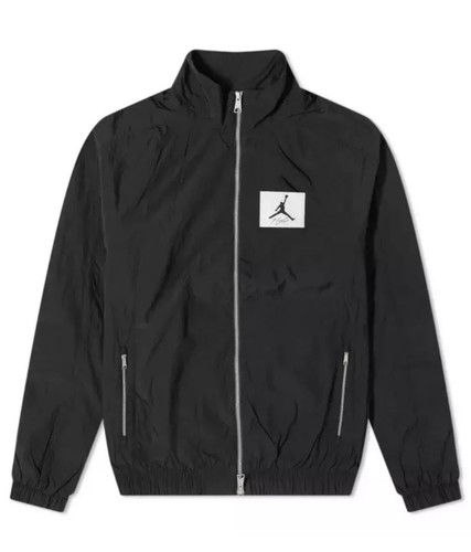 80s NIKE AIR JORDAN 1 Wing Logo Nylon Jacket 黒 M 紺タグ