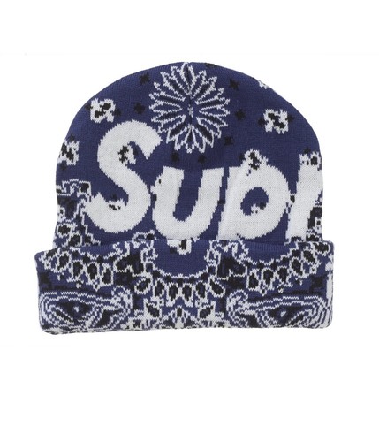 帽子 Supreme Reflective Big Logo Beanie Supreme Big Logo Beanie (FW18) - $40