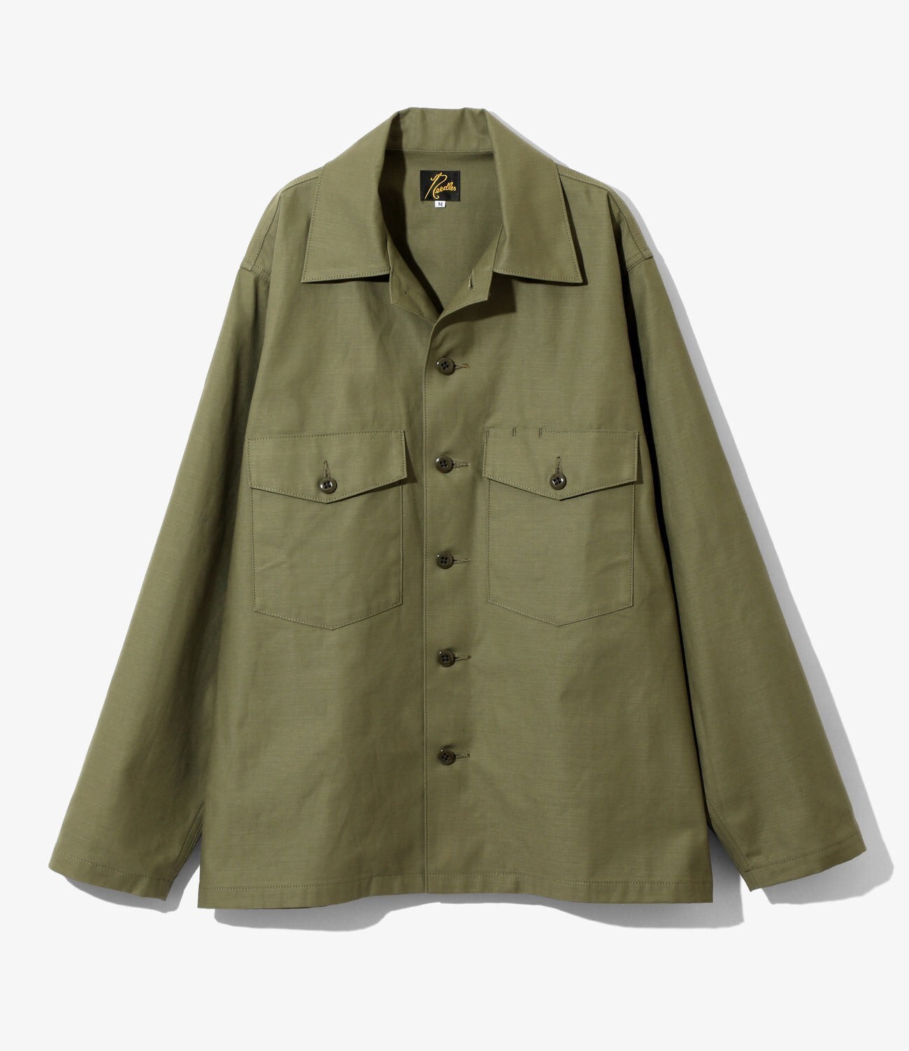 NEEDLES｜SHORT-SLEEVED SHIRTS (S/S Fatigue Shirt - Black Needles Back Sateen S/S Fatigue Shirt - Black | Garmentory