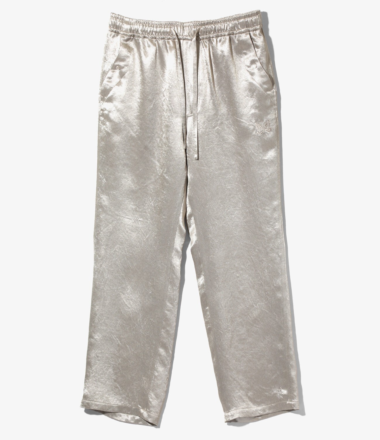 Pre-owned Needles (ask Availability First)  String Cowboy Pant - A.sateen In Silver