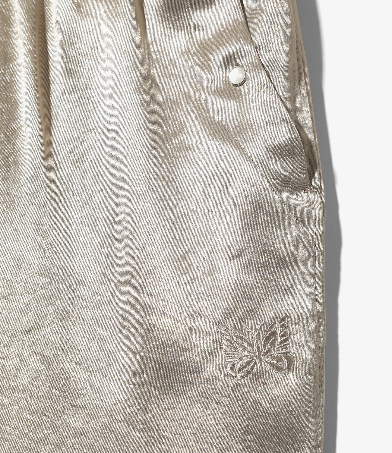 Pre-owned Needles (ask Availability First)  String Cowboy Pant - A.sateen In Silver