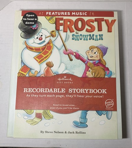 Hallmark Frosty the Snowman Recordable Book Aug 2011 Hear Your Voice