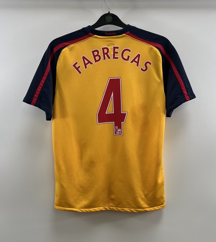 Arsenal Fabregas 4 Away Football Shirt 2008/09 Adults Small