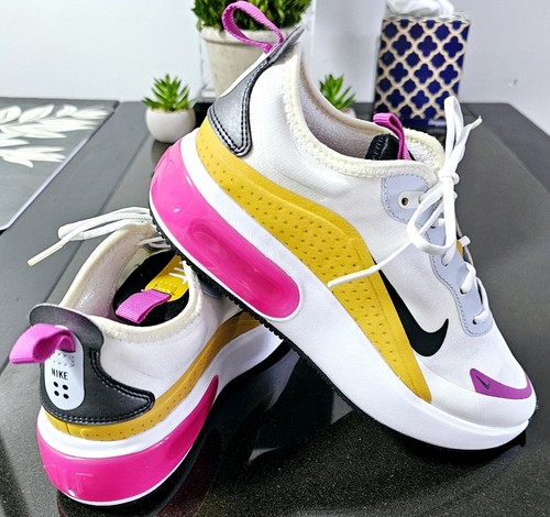 Nike Air Max Dia White Pollen Rise Lace Up Running Women's