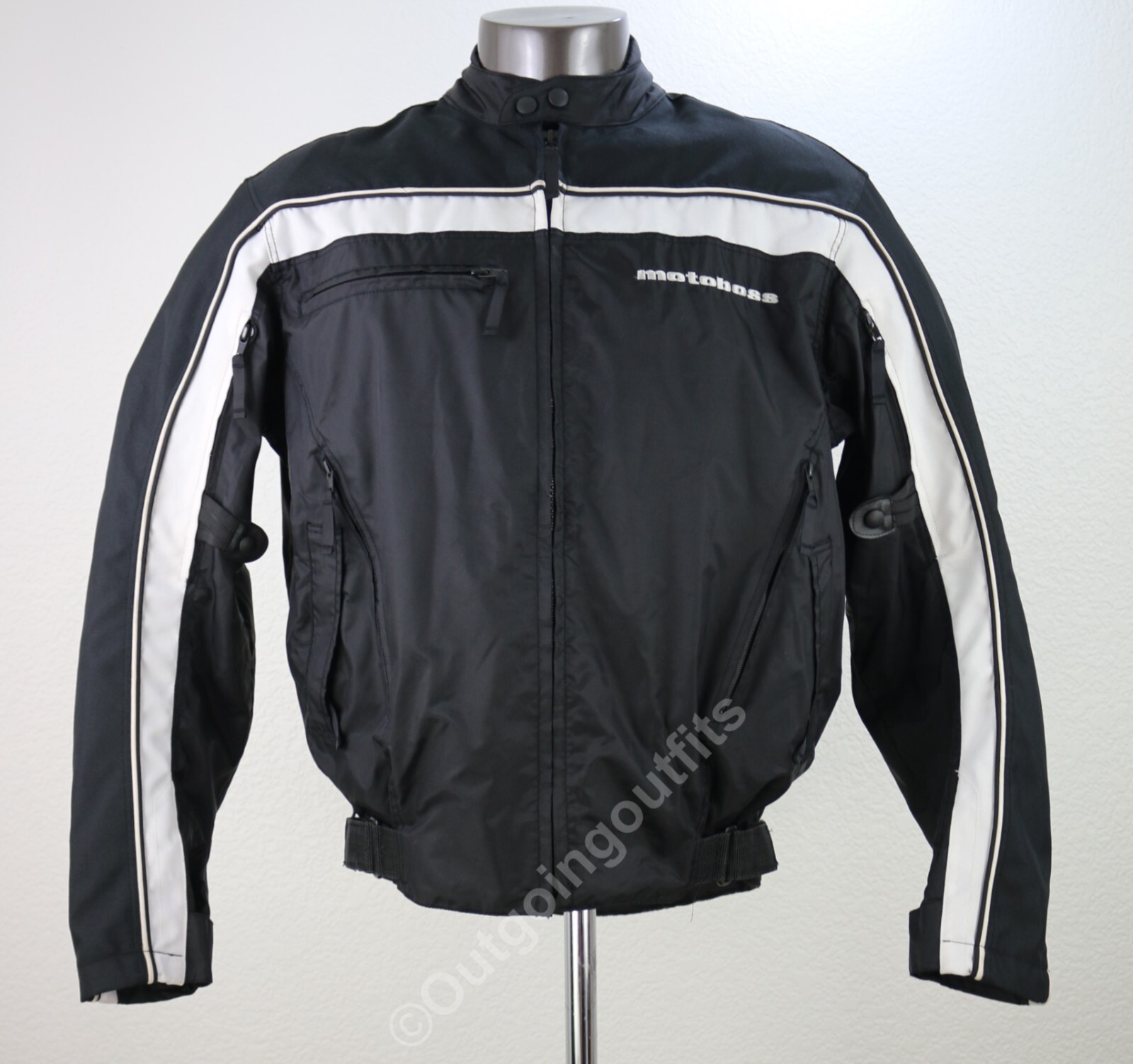 【RYO TAKASHIMA】MOTORCYCLE COAT Motoboss Racing Riding Motorcycle Padded Full Zipp Front