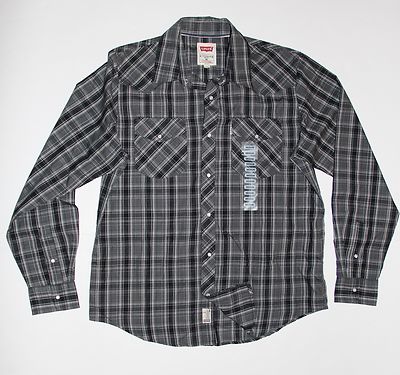 

Новая мужская рубашка Levi-#39;s Barstow Western, размеры M, L, XL, XXL, Black/grey