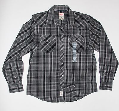 Новая мужская рубашка Levi's Barstow Western, размеры M, L, XL, XXL