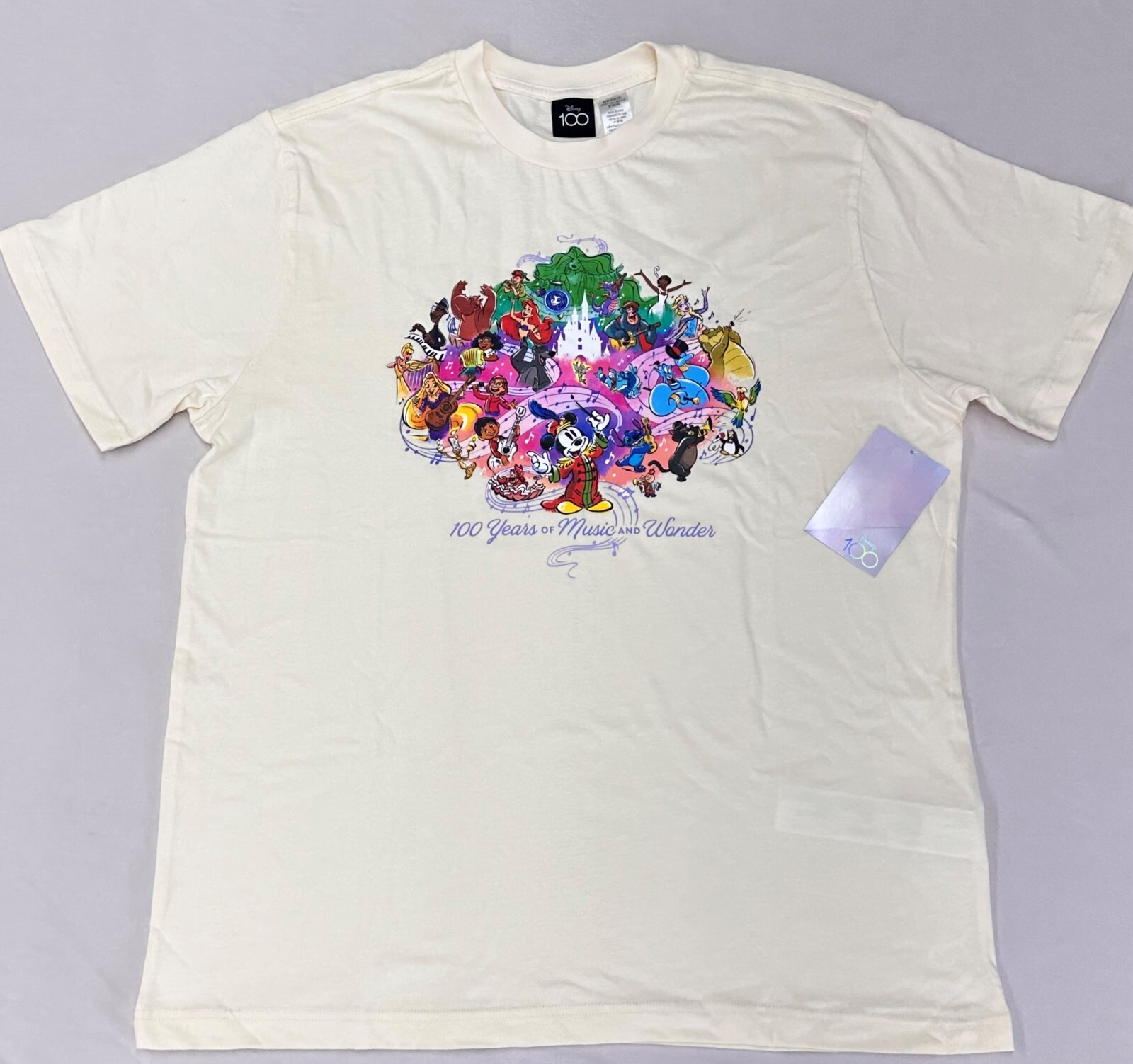 Disney Music Wonder Shirt Large 100th Anniversary 100 Years