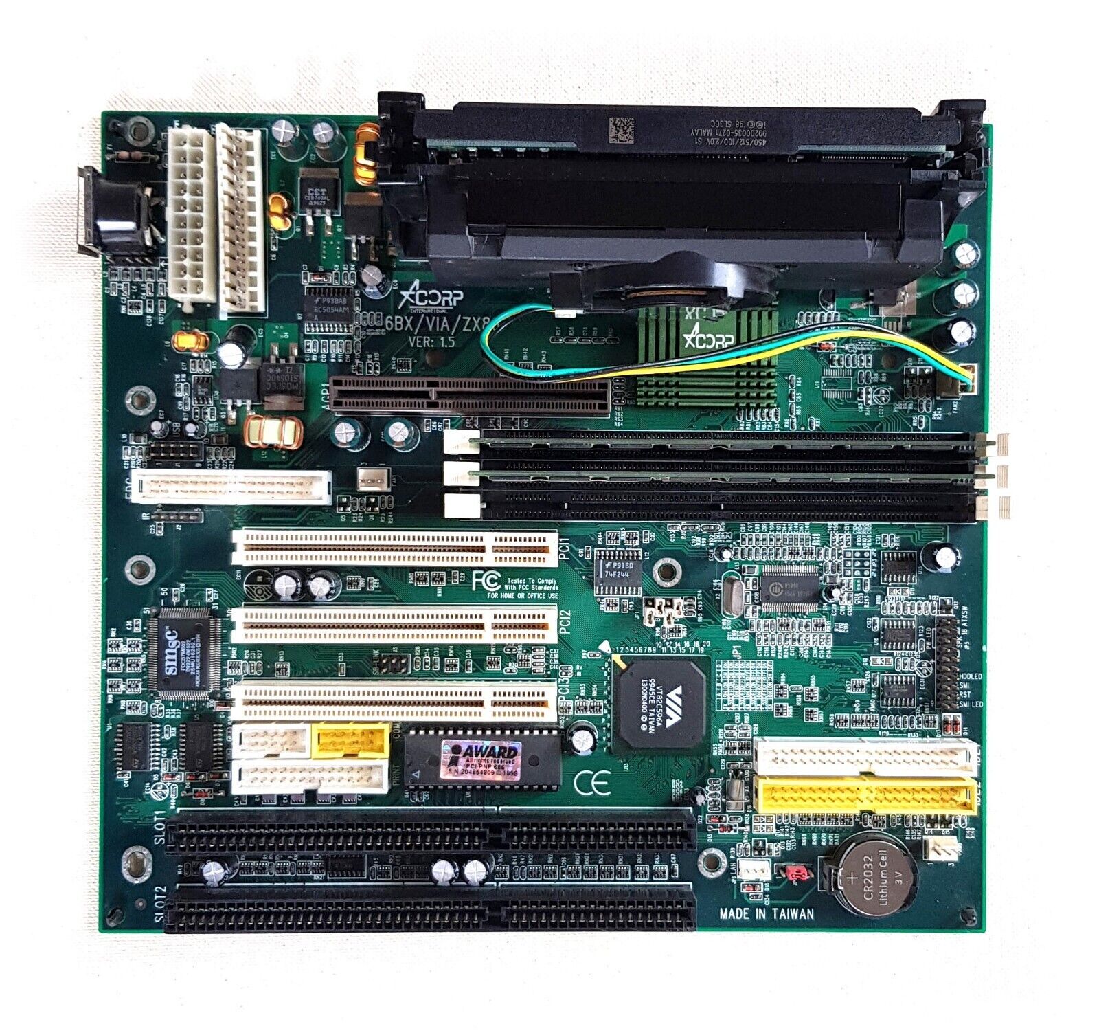 Acorp 6VIA86 6BX/VIA/ZX86 + Intel Pentium III 450Mhz + 256 Acorp 6VIA86 6BX/VIA/ZX86 + Intel Pentium III 450Mhz + 256