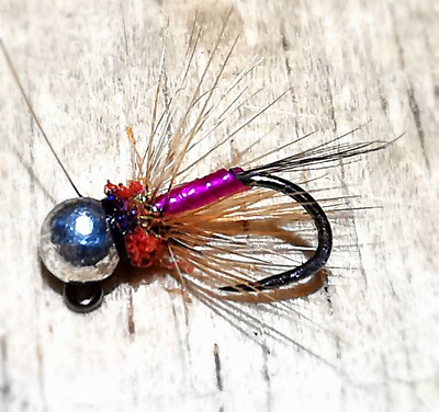BARBLESS TUNGSTEN pink SIZE 16 BUGS/NYMPHS/FLIES SIMMS