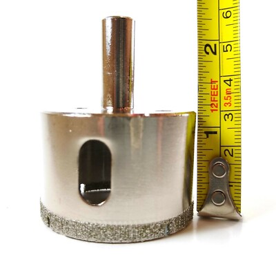 1 3/4 inch diamond hole saw drill bit tiles, glass, fish tanks, marble, granite