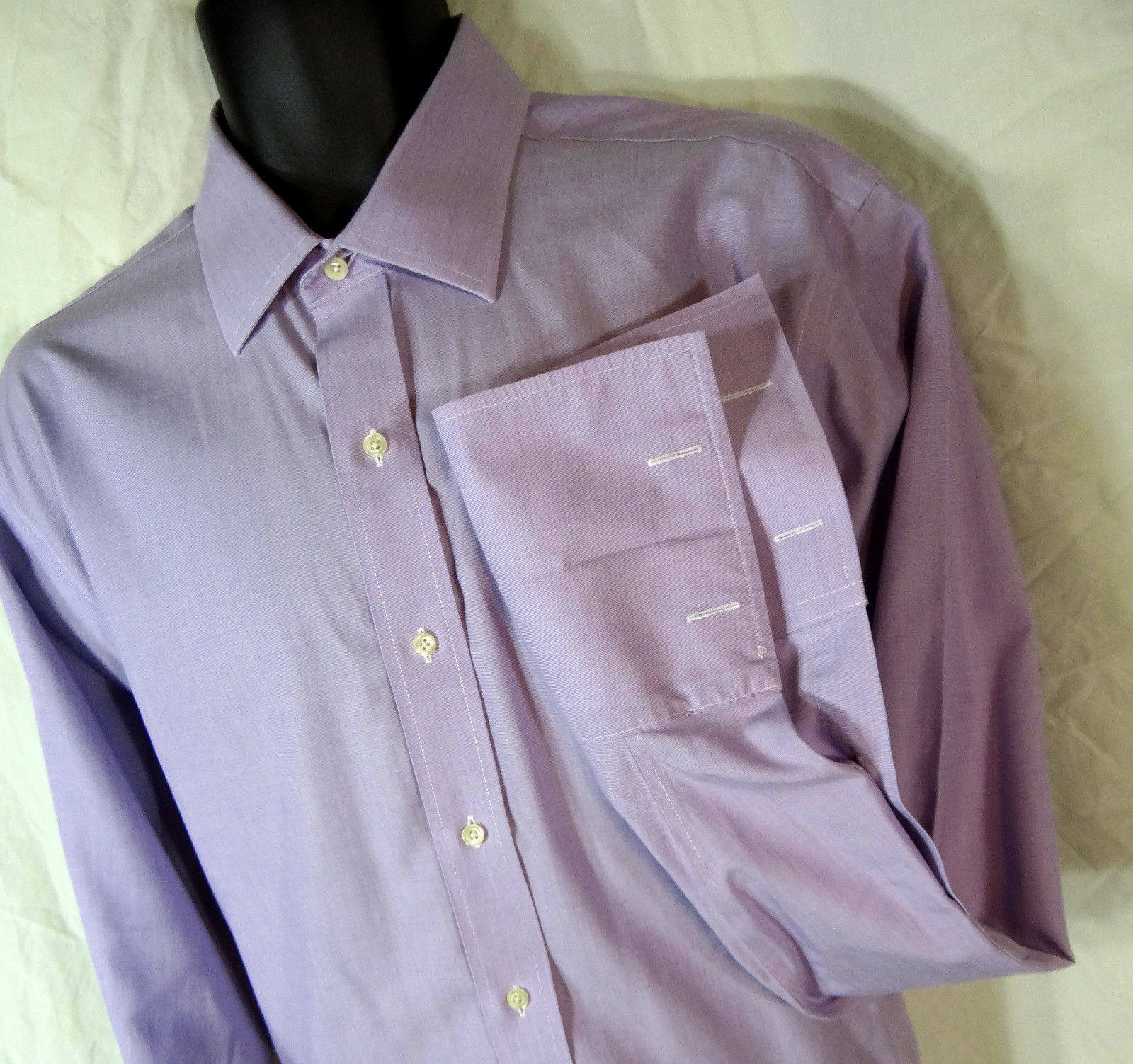Slim Solid Dress Shirts for Men