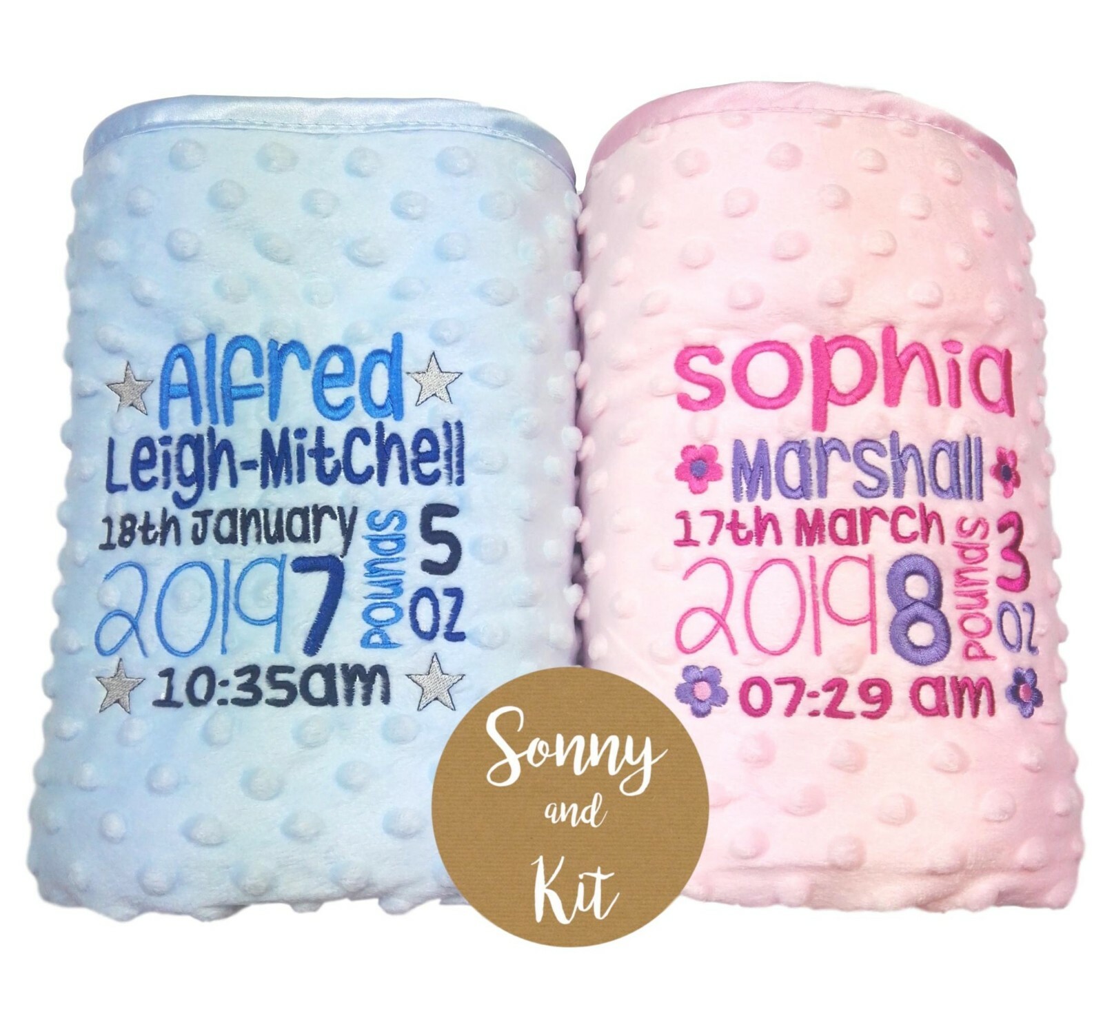 personalised muslin wraps