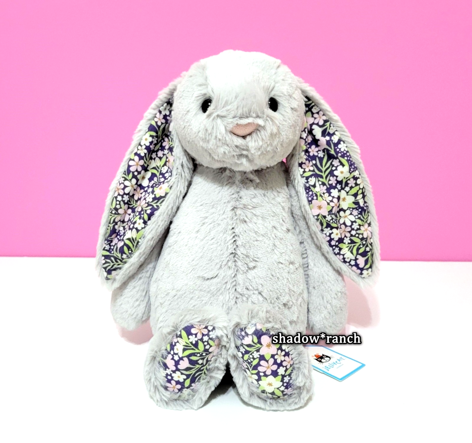 Jellycat BLOSSOM SILVER BUNNY BLOOM - Medium 12